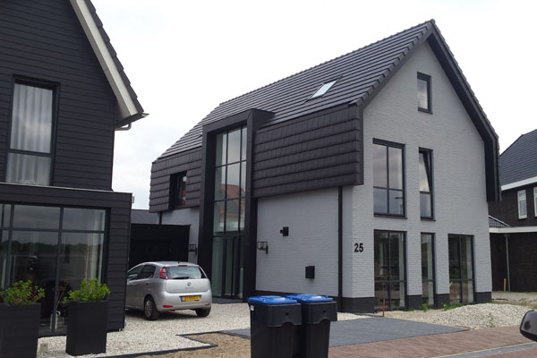 Moderne nieuwbouwwoning gebouwd door Bouwbedrijf W. Bouw in Harderwijk